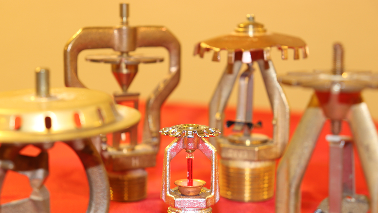 A variety of fire sprinkler heads which may be used in CCI's design.